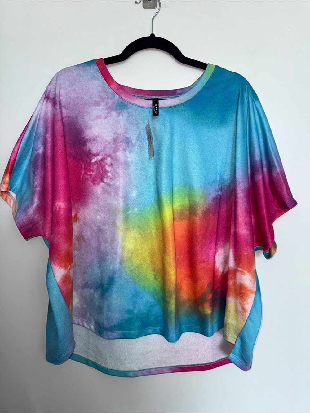 Torrid Tie Dye Terry Cloth T-shirt Tee